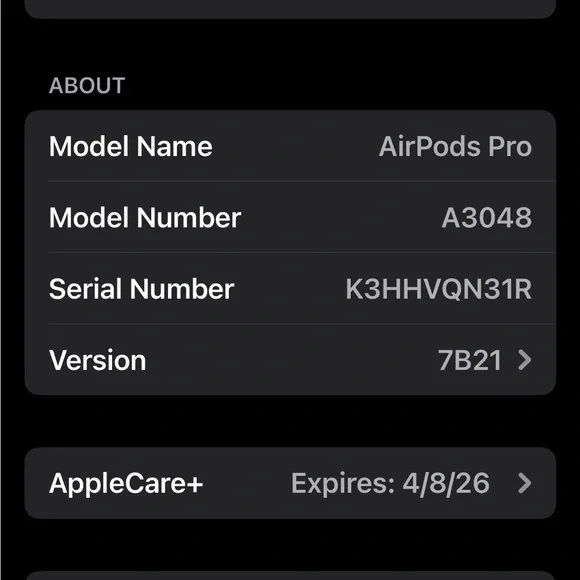 AirPod Pro 2 w/ AppleCare+ Coverage - Picture 6 of 7
